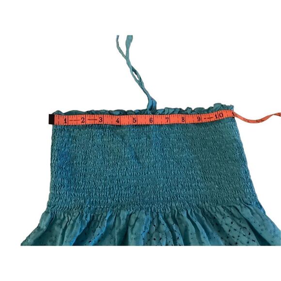 Y2K Vintage Halter Top Stretch Coquette Cottage Cottagecore Coastal Beach Summer - Picture 8 of 8